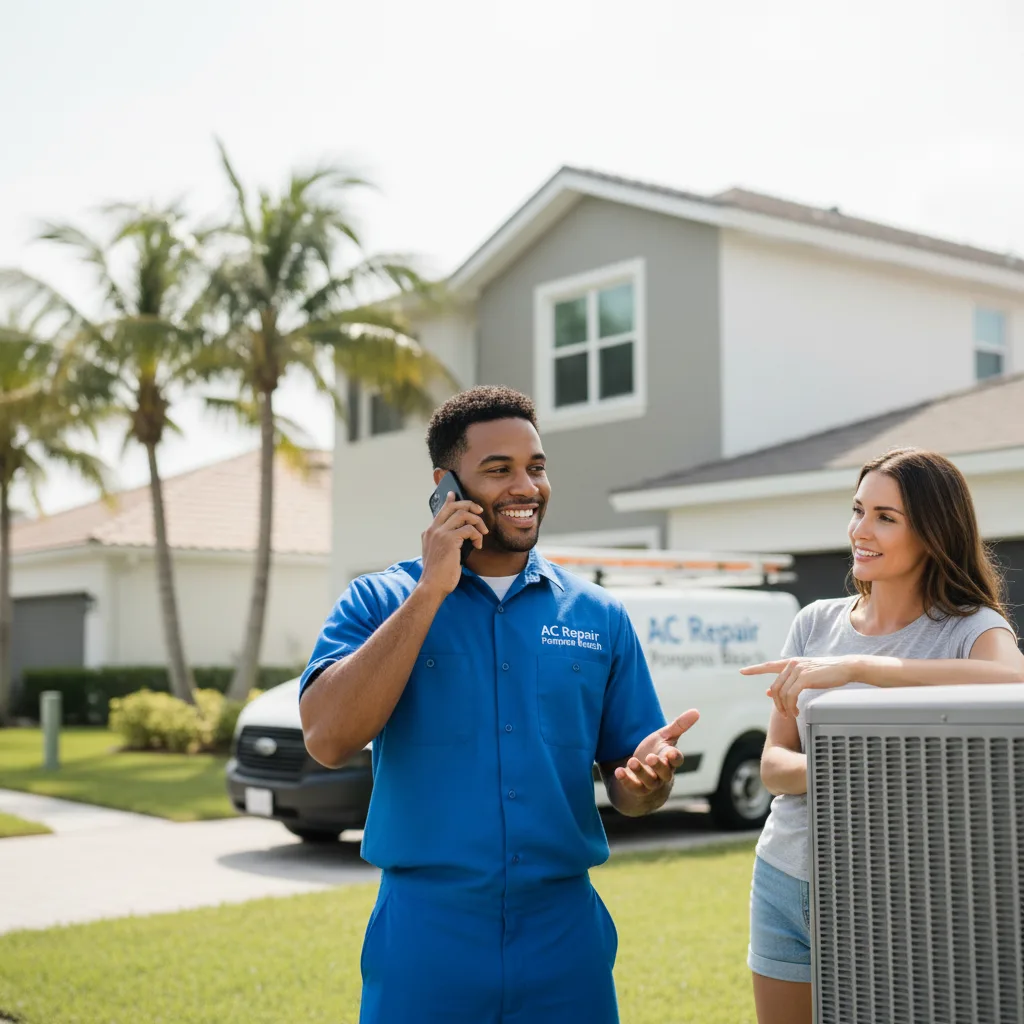 AC Repair Pompano Beach customer support in Rouses Point
